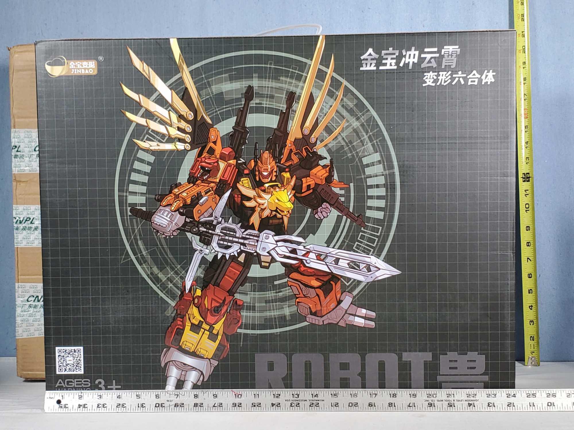 Jinbao 6 in One Third Party Transformers Robot MIB