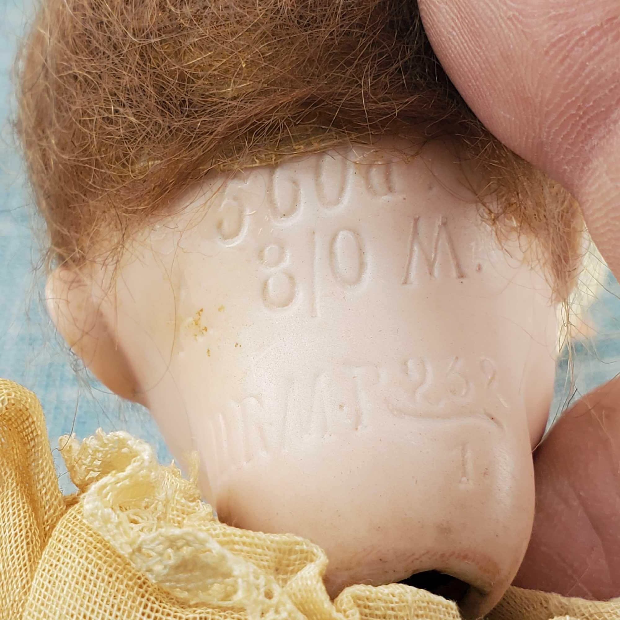 2 Antique Porcelain Head Dolls Armand Marseille & A Rare Kestner
