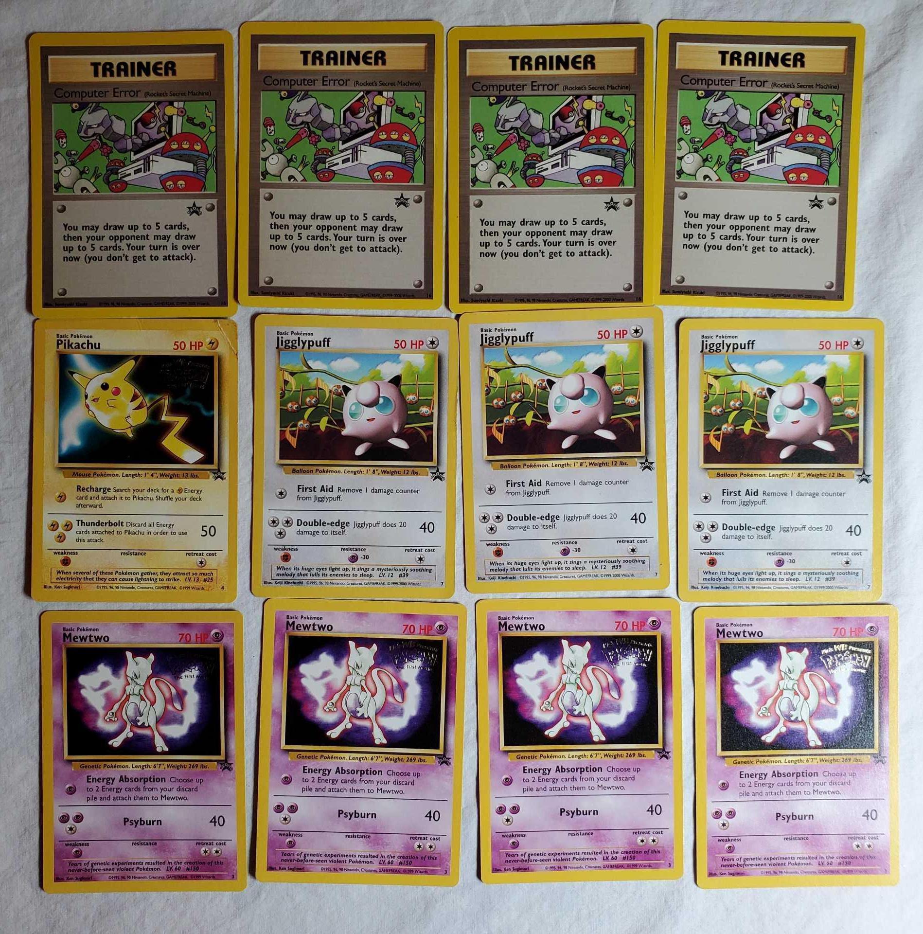 Tray lot of Pokemon/ Pokemon Holo, Promo, First Edition, and Other 1998-2002