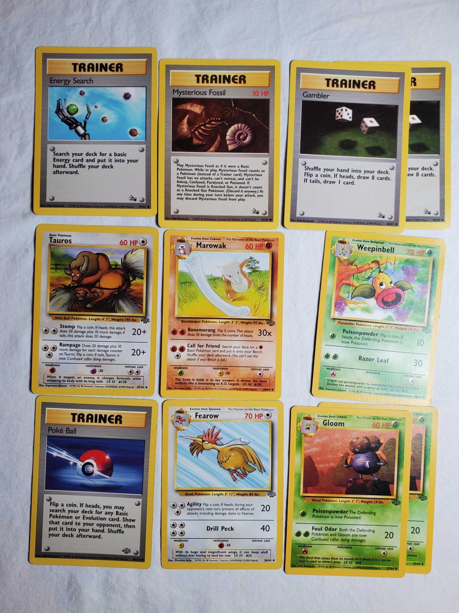 Tray lot of Pokemon/ Pokemon Holo, Promo, First Edition, and Other 1998-2002