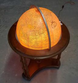 16" Replogle Heirloom Light Up World Globe Floor Model
