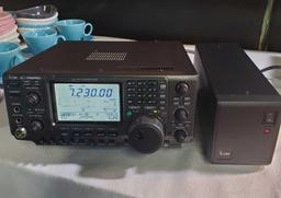 Used In Shipping Box Icom IC-746PRO HF/VHF All Mode Ham Radio Transceiver & Icon PS-125 Power Supply
