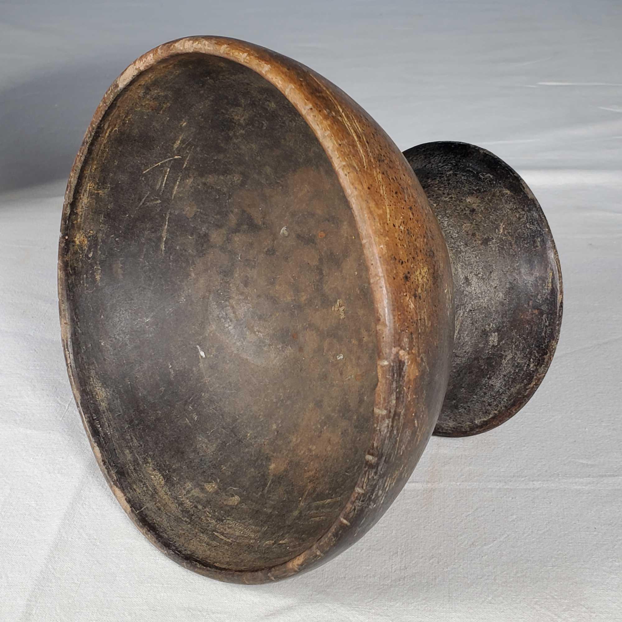 2 Pre-Columbian Footed Bowls