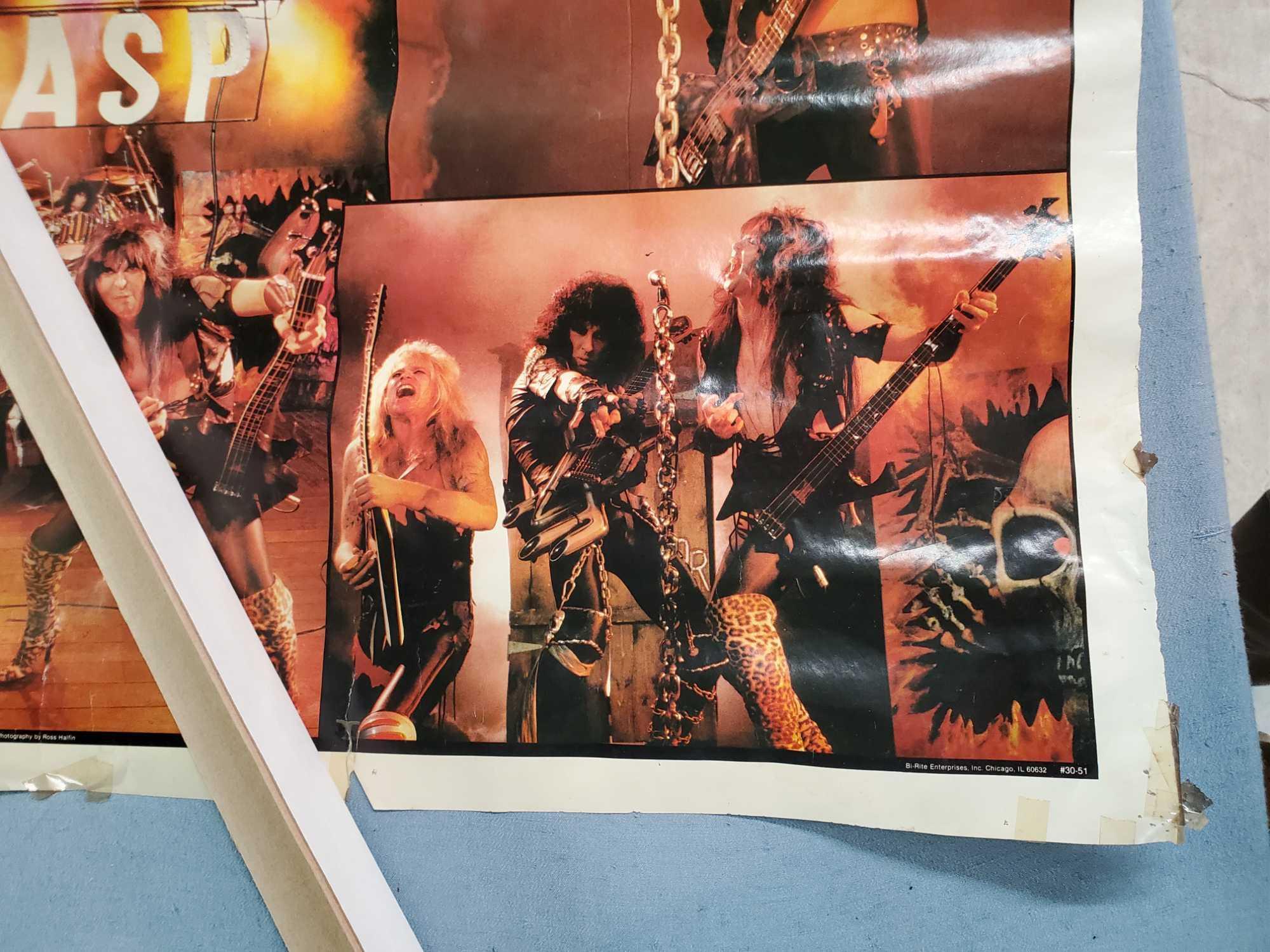 Collection Vintage Rock N Roll Poster incl KISS