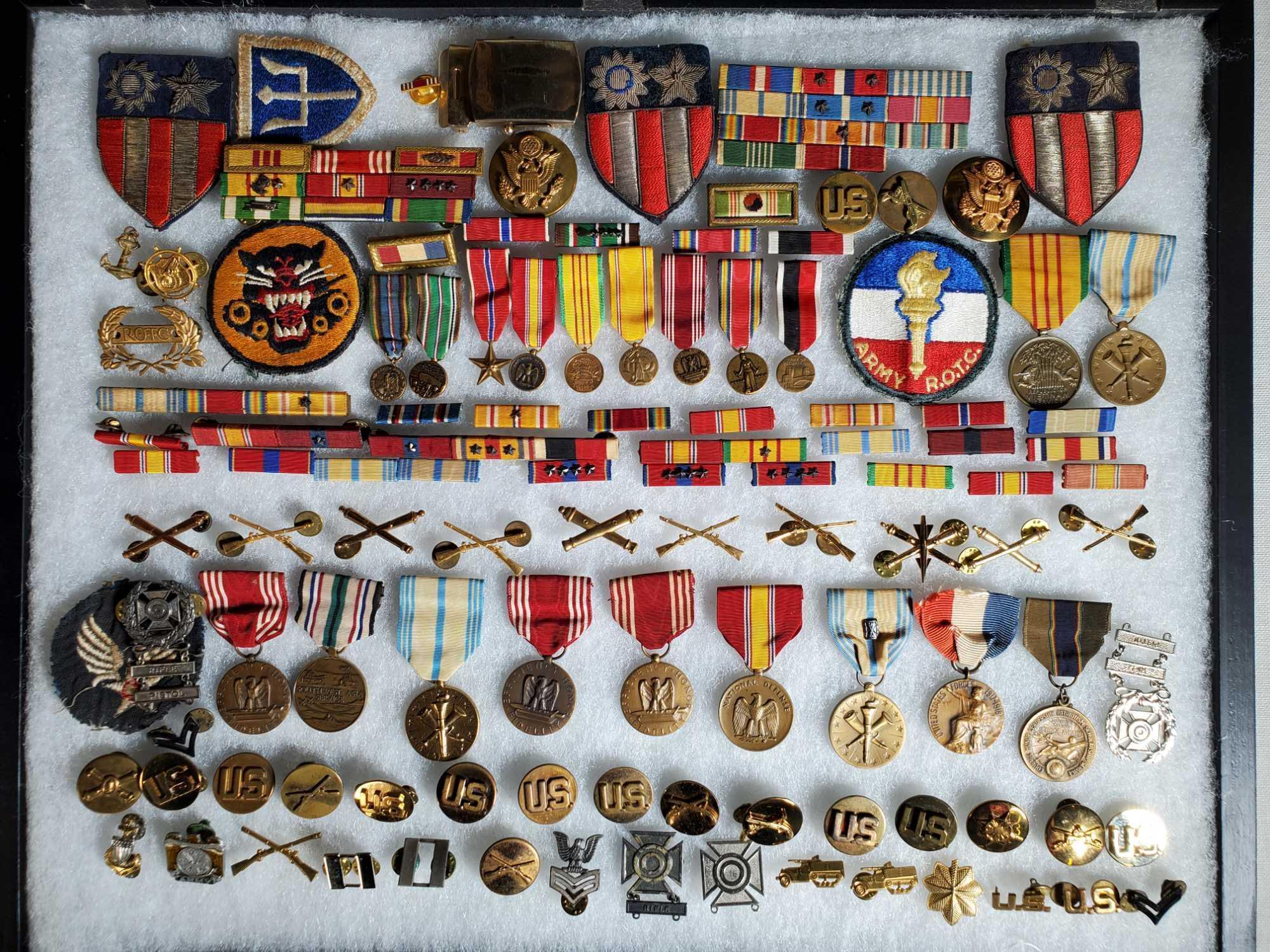 Collection Of US Military Medals, Insignia, Patches & More