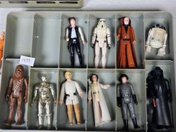 20 Vintage Miniature Kenner Star Wars Figures, 1977-80