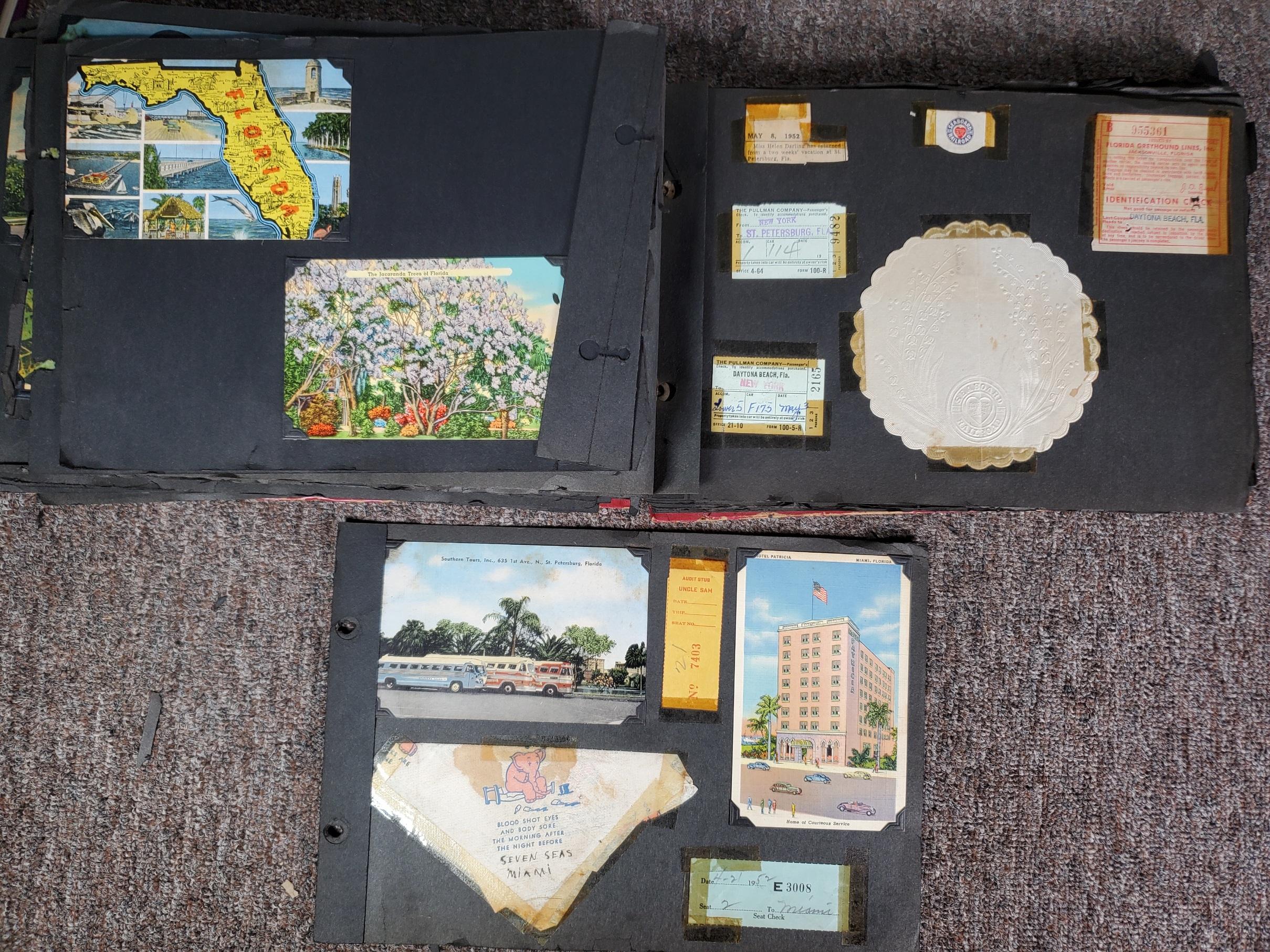 UPDATED PHOTOS! 225+ Vintage Florida Linen Postcard Album