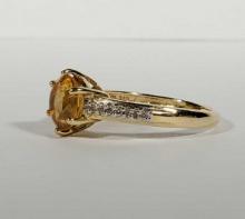 Yellow Spinel 14k Gold Ring