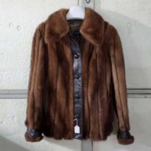 1970's Mink & Leather Coat