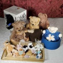 Tray Lot Collectible Stuffed Animals