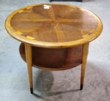 Round Lane Acclaim Side Table With Shelf Stretcher
