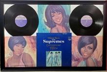 Framed Music Room Diana Ross and The Supremes Greatest Hits Record Albums, Cover & Inserts Wall Art