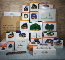 Large Collection of Dept. 56 Halloween Accessories in Orig. Boxes