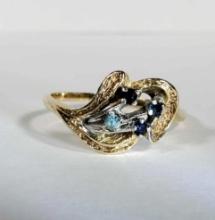 Vintage Sapphire 14k Gold Ring