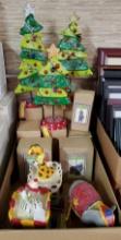 Penny McAllister Paper Mache Ornaments New in Boxes