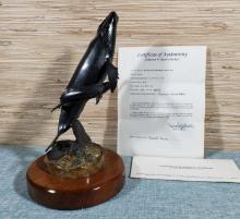 Randy Puckett "The Pacific Promise" Bronze Sculpture with Coa
