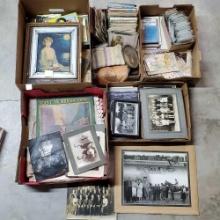 Large Lot of Ephemera with turn of the Century Cabinet Photos, Postcards, Booklets and Much More