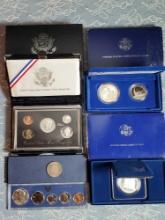 Silver Commemorative US Coin Sets, Expo Half Dollar and 1966 Special Mint Set