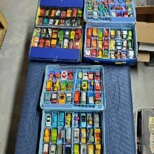3 Matchbox Carry Cases Full Of 140+ Die Cast 1/64 Scale Cars