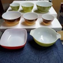 Collection Of Pyrex Bowls