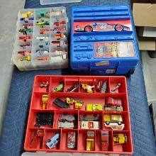 3 Cases Of 170+ Matchbox & Hot Wheels Die Cast 1:64 Scale Vehicles