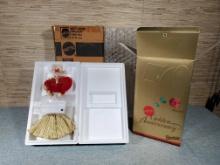 Barbie Golden 50th Anniversary Doll in Orig. Box and Shipping Box