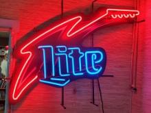 Miller Lite Guitar Neon Sign