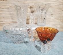 Waterford Vases, Bowls, Salt & Pepper, & More