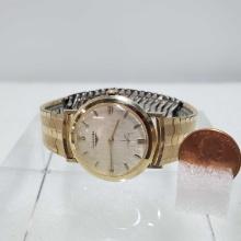 Vintage 17 Jewel Manual Wind Uni-Sex 1966 Longines Wittnauer 10K Gold Filled Wrist Watch Cal 370