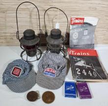Railroad Lanterns, Magazines, & More