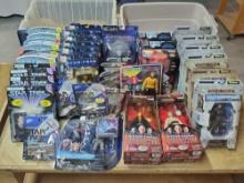 38 Star Trek Action Figures of Diffenent Series and Movies in Original Boxes