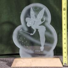 Walt Disney Tinkerbell Etched Glass Lumiere
