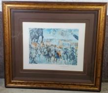 Salvador Dali (1904-1989) "The Battle of Tetuan" Lithograph In Colours, On Woven Paper