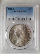 MS65 PCGS 1880-S Morgan Silver Dollar