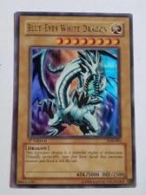 Yugioh Yu-Gi-Oh! Blue-Eyes White Dragon 2002 First Edition LOB-001 Ultimate Rare Trading Card M/NM