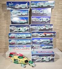 15 Hess Trucks In Boxes