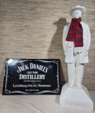 Jack Daniels Double Sided Sign & Statue