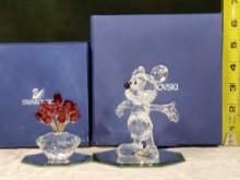 Mickey Mouse & More Swarovski Figurine in Boxes