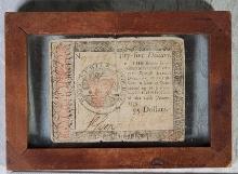 Continental Currency January 14 1779 55 Dollar Note