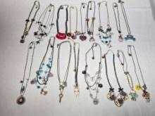 17 Authentic Betsey Johnson Estate Necklaces