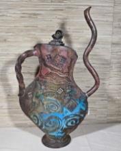 Fabulous Art Pottery Sculpture in the Form of a Teapot