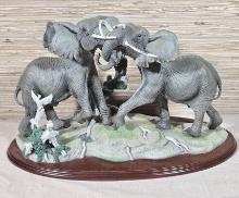 1999 Lenox Limited Ed Thundering Plains Elephant Statue