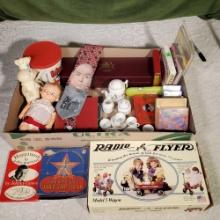 Collection Of Vintage Toys And Ephemera