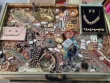 Case Lot of Jewelry Incl. Vintage