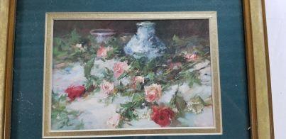 Framed Image, roses