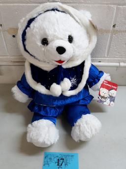 2011 Blue Holiday Bear