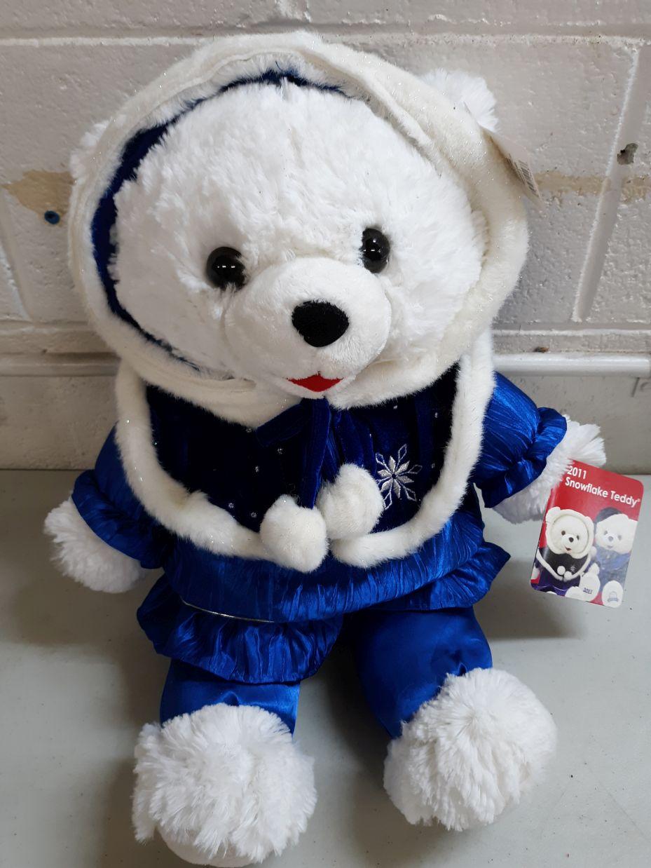 2011 Blue Holiday Bear