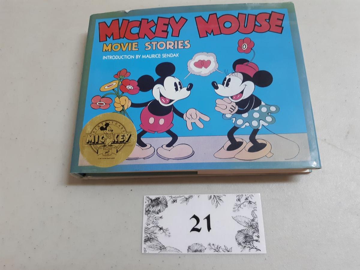 book, Mickey Mouse movie stories, 1988