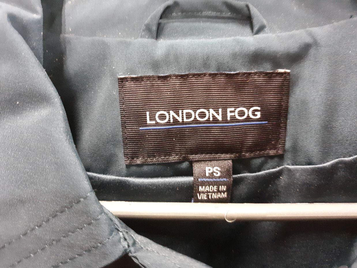 coat, London Fog jacket, womens, Petite Small, dark teal