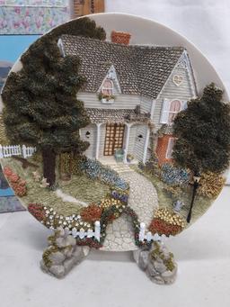 Garden Cottage w/stand, ceramic